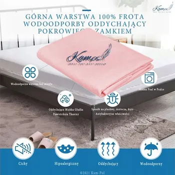 Prostěradlo Chránič na matrace Kam-Pol 220 x 180 cm