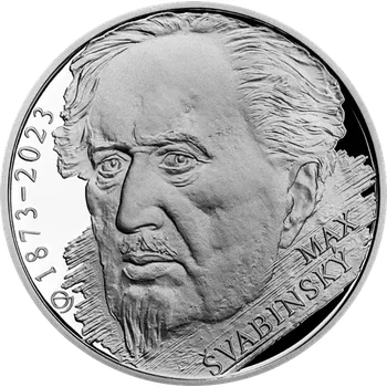 Česká mincovna Stříbrná mince 200 Kč Max Švabinský | 2023 | Proof | 13 g
