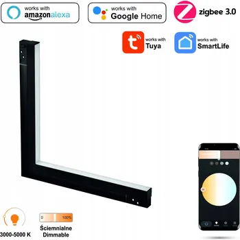 LED Lištový Reflektor Úhlový Vertikální WiFi Zigbee