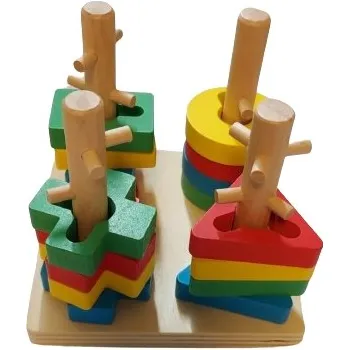 ostatní stavebnice STAVEBNICE GEOMETRICKÉ KOSTKY 36+m