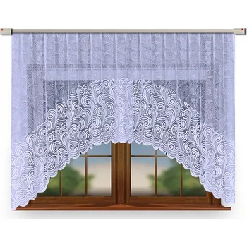 Obraz KINGA Záclona 500 x 160 cm, barva 001 bílá.