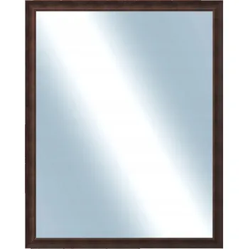 Zrcadlo DANTIK - Zrcadlo v rámu 80x100 | KOSTELNÍ malá hnědá