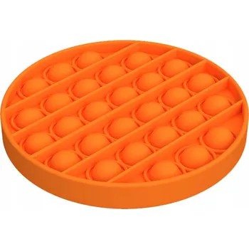 POP IT Antistresová Hračka Pop It Kruh POP IT, oranžová