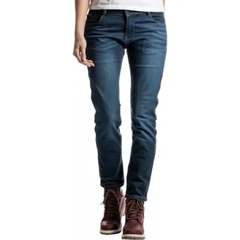 Moto kalhoty Dámské džíny na motorku IXON Billie seprané modré