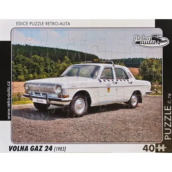 Puzzle Puzzle č. 78 - VOLHA GAZ 24 (1983) 40 dílků