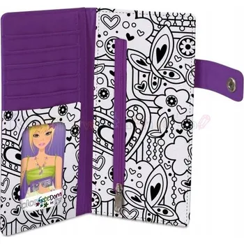 COLOR FREEDOM - FIALOVÁ PENĚŽENKA k dozdobení