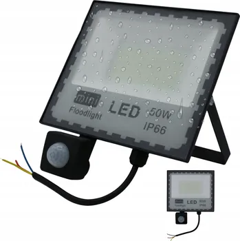 Halogen bílý studený 5000 lm 20W ZAHRADNÍ LAMPA LED SE SENZOREM, REFLEKTOR