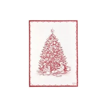 Utěrka Kuchyňská utěrka s vánočním motivem – stromeček I
