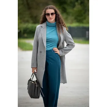 Dámský kabát Kabát 2041 Nana Love Francie barva: šedá, velikost: XL