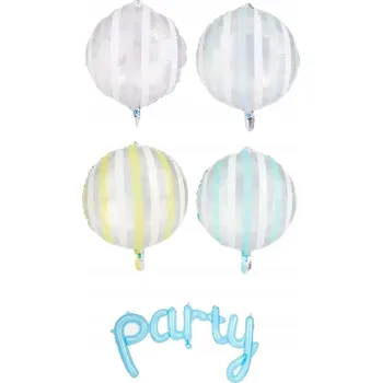 Balónek Sada fóliových balónků na párty, oslavu – 5 kusů