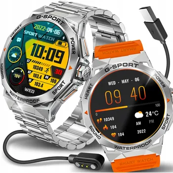 Hodinky JG Smart pánské hodinky CHYTRÉ HODINKY HODINKY PÁNSKÉ KONVERZACE POLSKÉ MENU JGS-K62