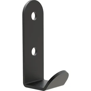 Věšák Šatní ramínko kovový Domer černý