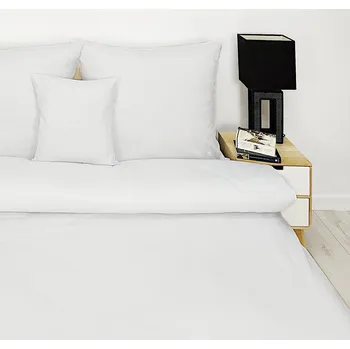 Povlečení Povlečení saténová bavlna PREMIUM 160x200 Bílá Jednobarevná
