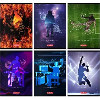 Sešit Sešit A5 s trojitou linkou Herlitz, 32 listů