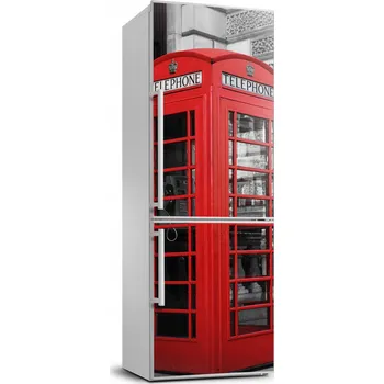 Tapeta Samolepicí tapeta na ledničku - Telefonní budka 70x190 cm
