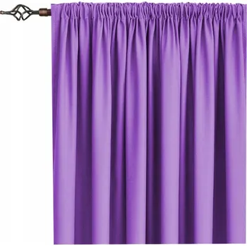 Obraz MATNÁ PANAMSKÁ ZÁVĚS NA PÁSCE 145x250 šeříková