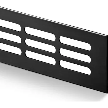 Větrací mřížka Act Větrací mřížka 400 mm (černá) Výška: 80 mm