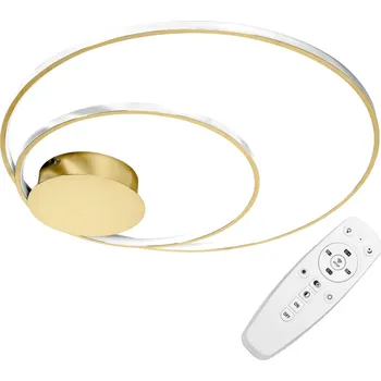 Toolight - LED stropní svítidlo + dálkové ovládání APP803-C, zlatá, OSW-09752