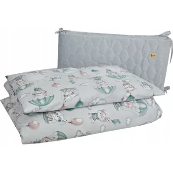 Povlečení SAMETOVÉ BAVLNĚNÉ BAVLNA POVLEČENÍ DO DĚTSKÉ POSTÝLKY 120X60