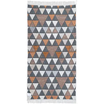 Koberec BOHO koberec 80 x 150 cm s třásněmi, oboustranný kilim