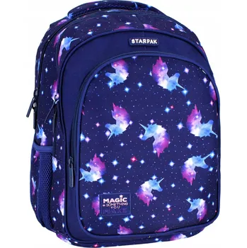Školní batoh Vícekomorový Školní batoh Starpak fialový, modrý, růžový, vícebarevný 23 l