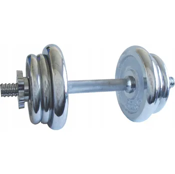 Osa pro činku Kubisport rovná osa 43 cm / 25 mm, 15 kg