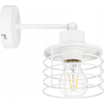 Nástěnné svítidlo Nástěnná lampa E27, pevná, loft, drátěná, pružina