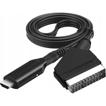 SCART na HDMI Konvertor s HDMI Kabelem, Adaptér HDTV