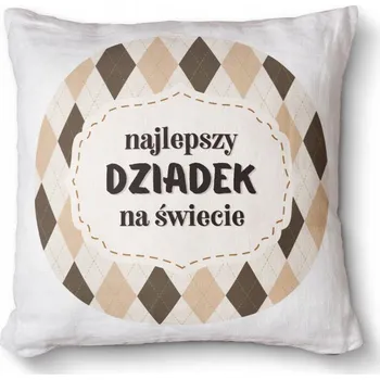 Obraz Foto polštář dekorativní na taburet 40x40 - Nejlepší dědeček na světě