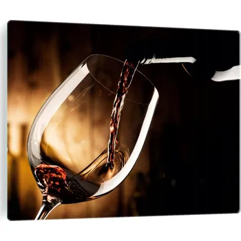 Varná deska Tvrzené sklo ochranná deska na indukční varnou desku sklenice víno béžová