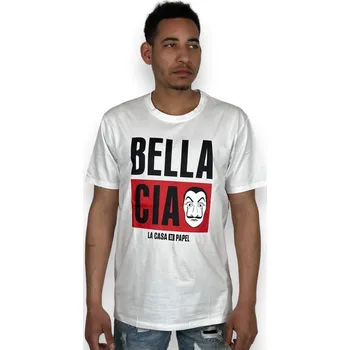 Pánské tričko Arino Pánské nadměrné tričko s krátkým rukávem ČESLAV Barva: Bílá, Velikost: 6XL