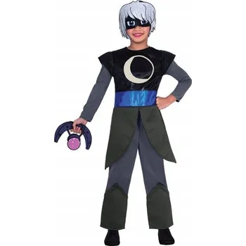 Karnevalový kostým KOSTÝM PJ MASKS PYŽAMÁCI LUNA GIRL 4 DÍLNÝ SET VEL. 128