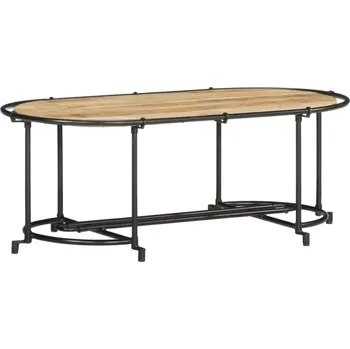 Konferenční stolek vidaXL Konferenční stolek 110x55x40cm masivní hrubé mangovníkové dřevo [4013497]