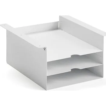 Archivační box Přihrádky pod stůl QBUS, bílá