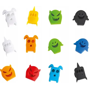 Sklenice ZNAČKY na SKLENICE Cilio 12 ks silikonové