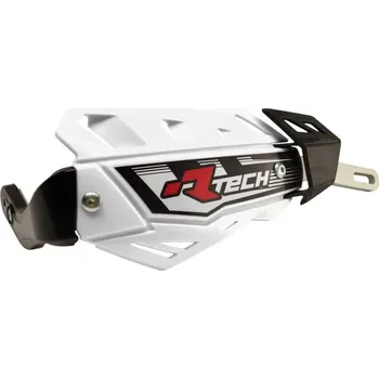 Motocyklový chránič Chrániče páček RTECH FLX ALU bílé bez montážní sady (Příslušenství pro ATV)