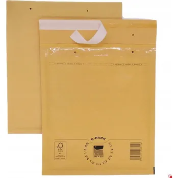 Obálka 10 kusů hnědých Bublinkové obálky E15