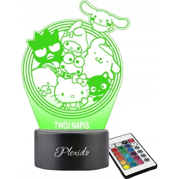 Lampička Noční lampa Plexido vícebarevná