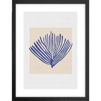 Obraz Obraz plakát v černém rámu do obýváku 30x40 korál fotografie na zeď