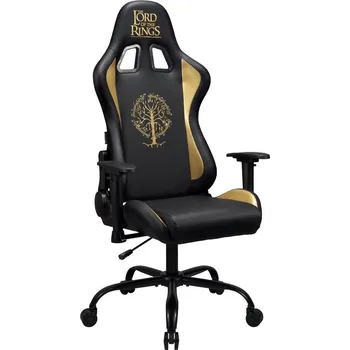 Herní židle Lord of the Rings Gaming Seat Pro Herní židle, nosnost 130kg, PU kůže, černo-zlatá SA5609-LR1