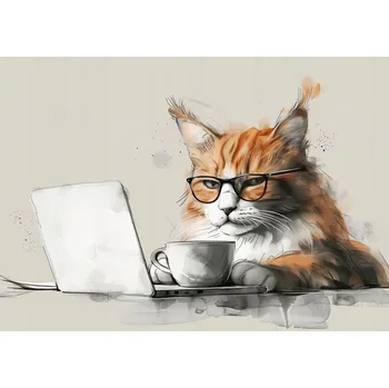 Plakát Plakát Než káva, bez rámu 42 x 29,7 cm