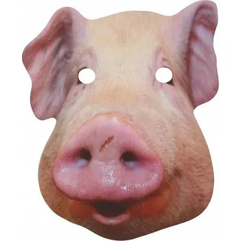 Příslušenství pro čtečku elektronické knihy Maska na obličej Power Gift MAS-?WI papírová zvířátka růžová