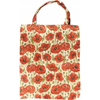 Nákupní taška Látková taška 42 x 35 cm hnědá