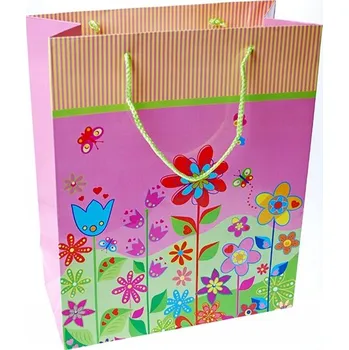 Dárková taška Vixon Dárková taška růžová louka V-258