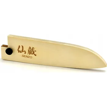 Dřevěná pochva Saya pro nůž Senzo - Santoku 185