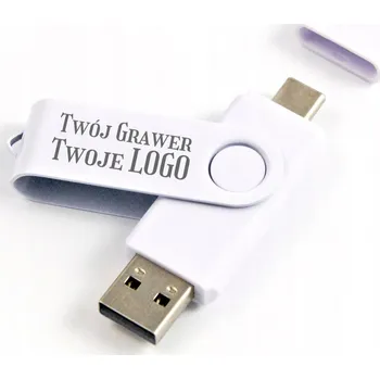 USB flash disk Flash disk 16 GB 2.0 USB-C TYP C ČERNÝ + GRAVÍROVÁNÍ VAŠE LOGO - firemní dárek