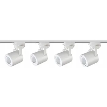 Bodové svítidlo 4x SPOT REFLEKTOR GU10 LIŠTOVÝ SYSTÉM 1m pro 1f lištu