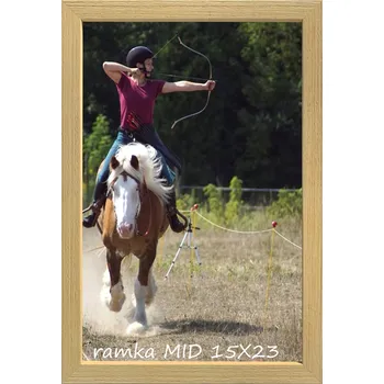 Obraz Klasický rámeček na fotografie na zeď i na postavení 15x23 dřevo ecru