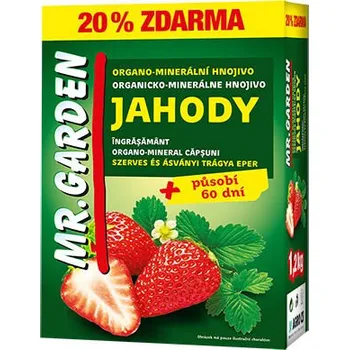 Hnojivo AGRO CS Mr.Garden organo-minerální hnojivo Jahoda 1,2 kg