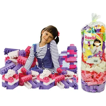 ostatní stavebnice VELKÉ PLASTOVÉ STAVEBNICE, SADA 500 dílů STAVEBNICE